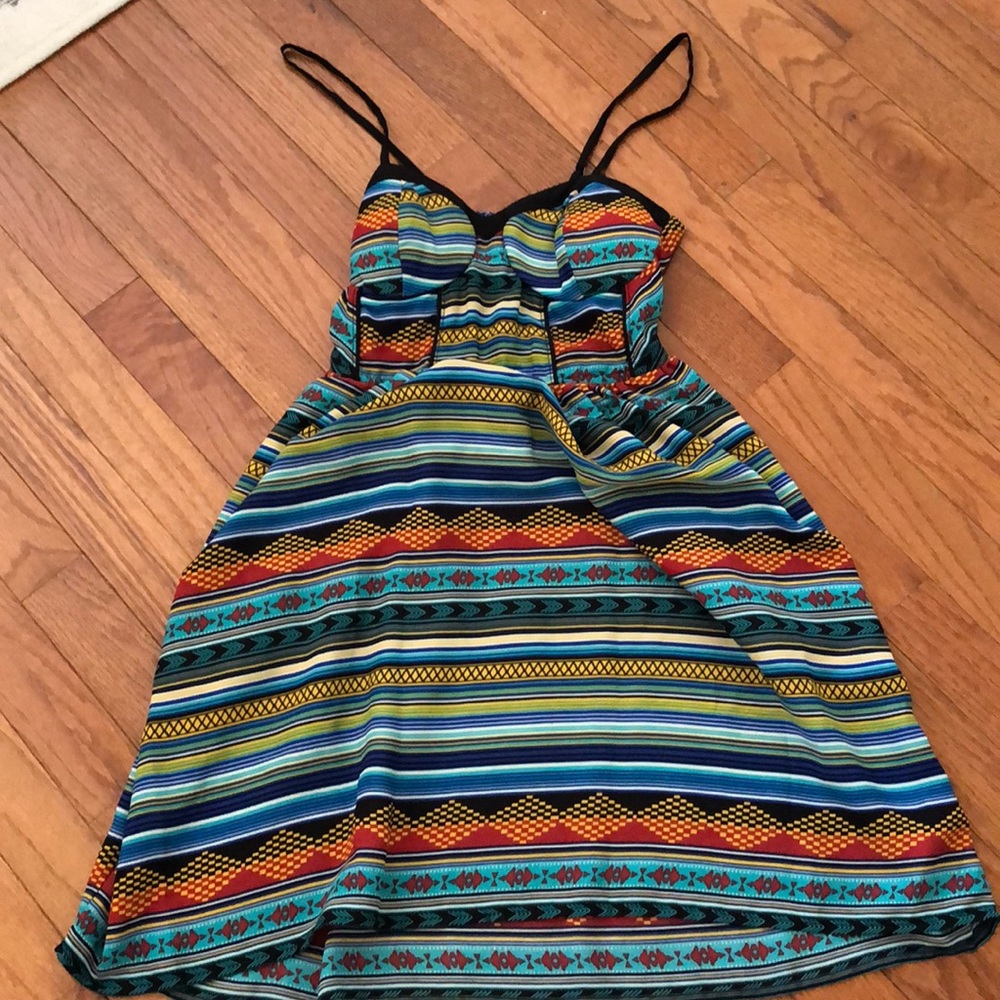 Tribal printed dress